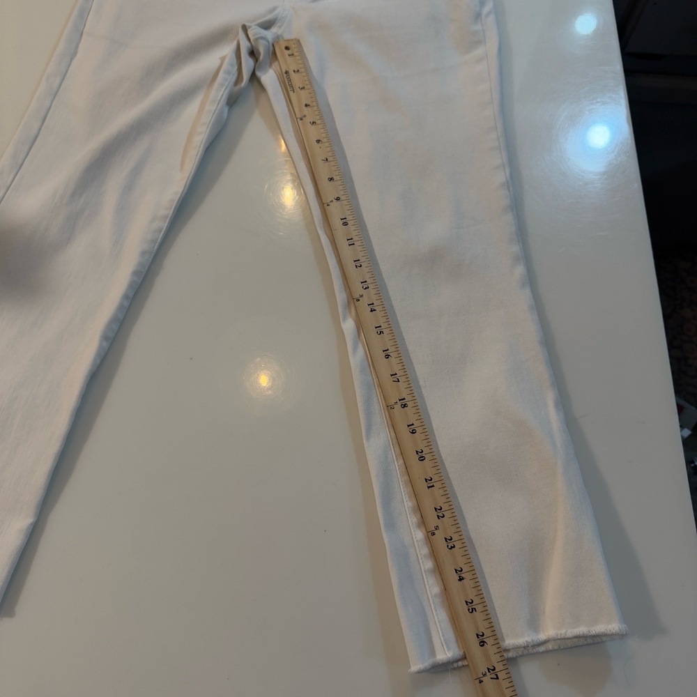 Lauren Ralph Lauren Black Tag Women’s White Straight Leg Jeans Pants Size 12 - Picture 7 of 9
